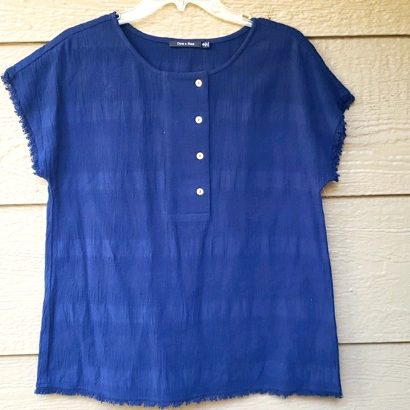 Doe & Rae Tops - Doe & Rae gauze button down top S NWOT